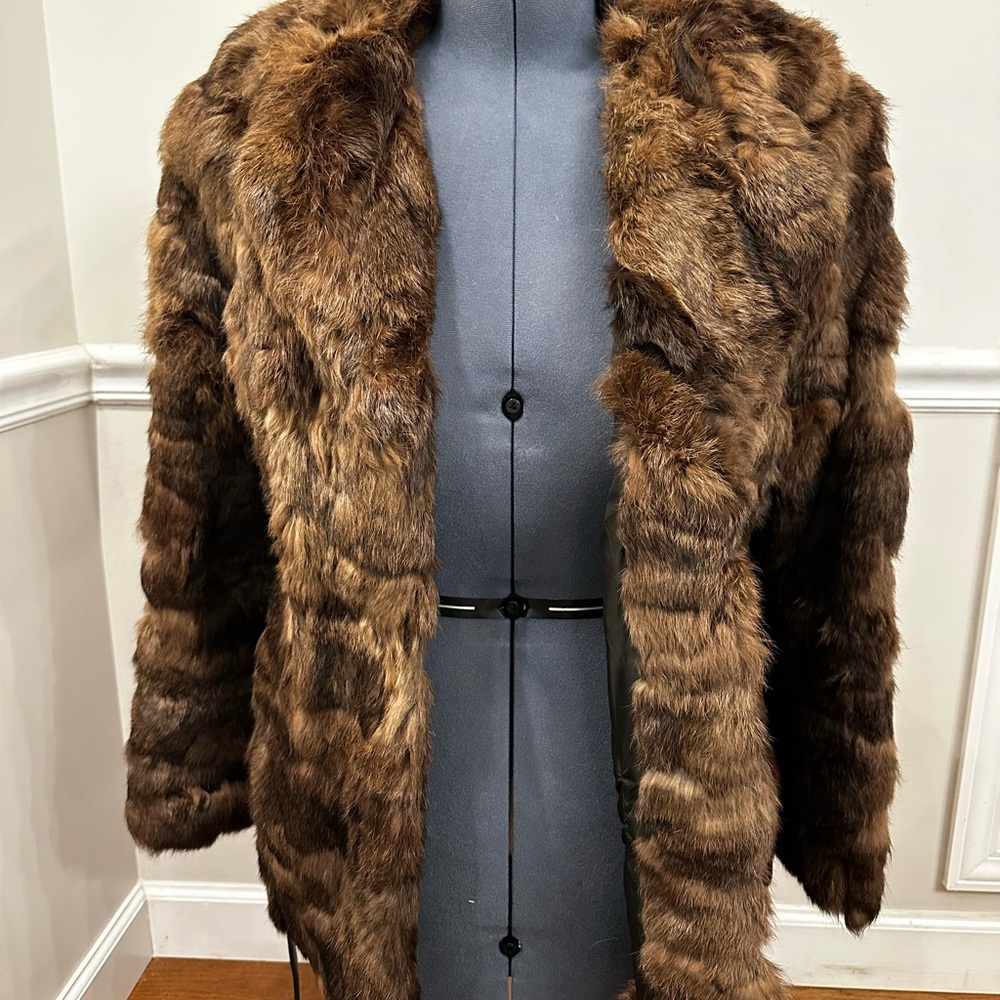 Vintage Brown Fur Coat